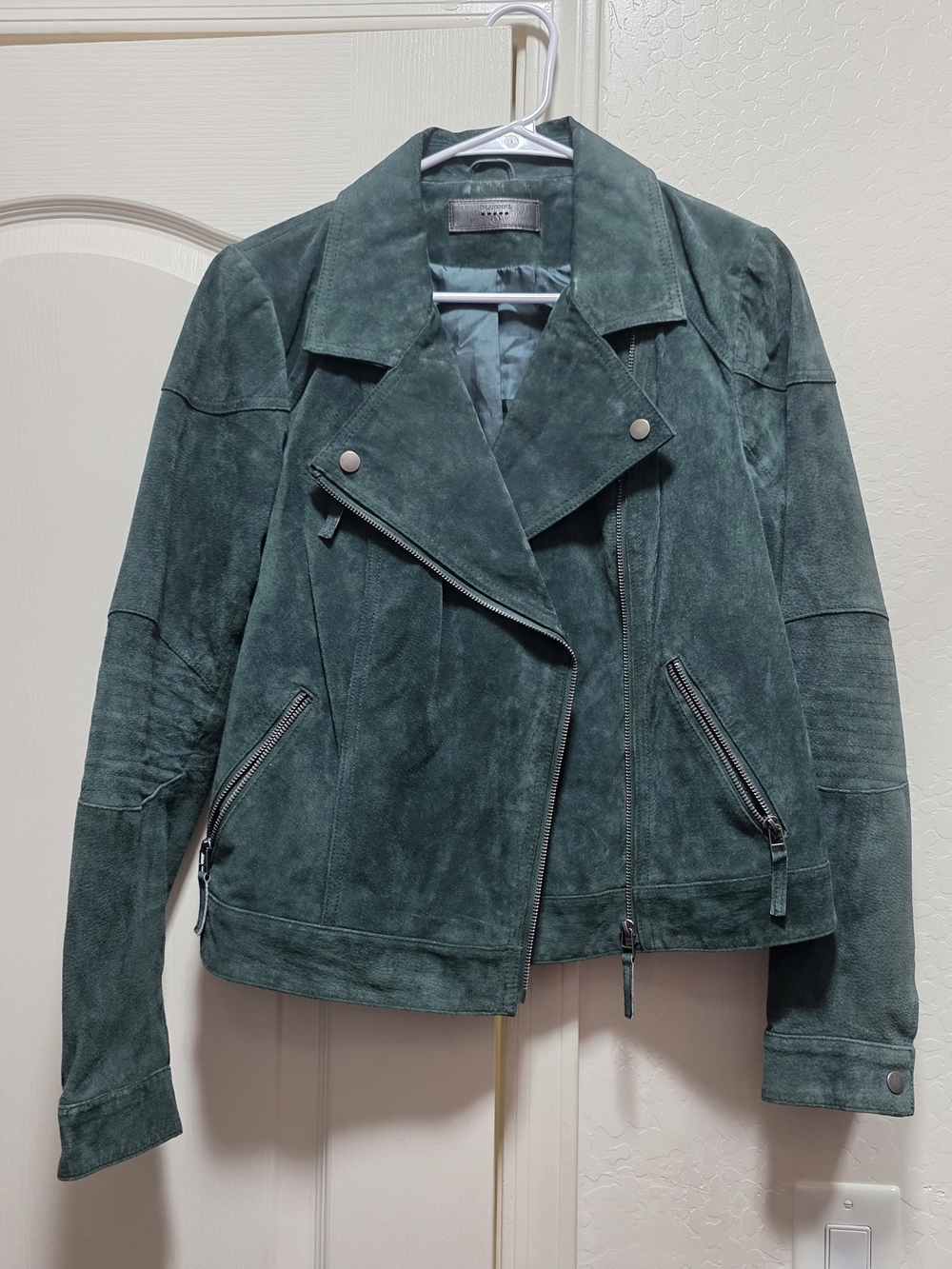 Blank NYC Forest Green Suede Jacket